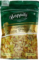 Happilo Premium Seedless Green Raisins, 250g at Rs.89




