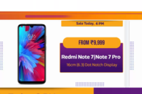 Redmi Note 7 Pro (64 GB) Sale today Again at 8PM