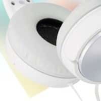 Sony 310AP Wired Headset with Mic  (Blue, Over the Ear)