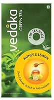 Amazon Brand – Vedaka Green Tea, Lemon and Honey, 100 Bags 
