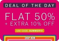 NNNOW Deal OF The Day : Flat 50% Off + Extra 10% Off