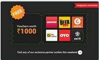 Redeem Magic Pin Points : Get Voucher Worth Rs 1000 ( Zomato Barbeque Nation Beer Cafe Grocers Oyo Eat.fit Fab India & More )