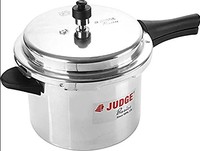 Judge by TTK Prestige Aluminium Pressure Cooker (Non-Induction Base), Outer Lid, 3 litres, Silver