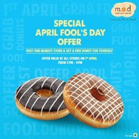 Mad Over Donuts Free Donut between 2-4 PM at all outlets 