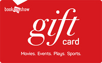 Flat 15% off on BookMyShow Gift Cards + Upto 50% Cashback with Payment Offers  | 3-21 April