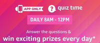 Amazon Quiz Answers for 2nd April 2019 - Win Fitbit Ionic Smartwatch