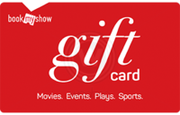 Woohoo :  Flat 15% discount on BookMyShow E-Gift cards ( 3rd - 21st April) 