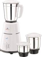 Bajaj GX1 500 W Mixer Grinder  (White, 3 Jars)