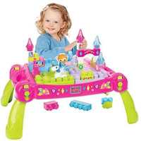 Mega Bloks First Builders Play 'N Go Fairytale Table  (Multicolor)