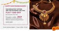 FLAT ₹500 OFF on jewellery on no min. purchase (Ac specific)