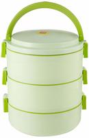 Cello Senate Plastic Lunch Box Set, Set of 3, Green 