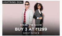 Jabong : Buy 3 at 1299/-