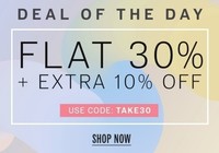 NNNOW Deal Of The Day : Flat 30% OFF + Extra 10% OFF