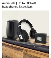 Amazon: Audio Sale | Upto 80% OFF headphones & Speakers