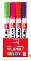 Cello Whitemate Vivid Whiteboard Marker - (Multicolor)