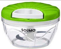 Amazon Brand - Solimo 500 ml Large Vegetable Chopper with 3 Blades