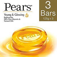 (Pantry) Pears Pure and Gentle Soap Bar, 125g (Pack of 3) 