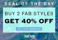 NNNOW Deal Of The Day : Buy 2 Fab Styles Get 40% OFF