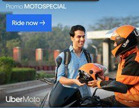 Uber Moto Offer : First Ride Free Upto 50 (New Users only)